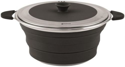 Outwell Collaps Pot With Lid M Midnight Black