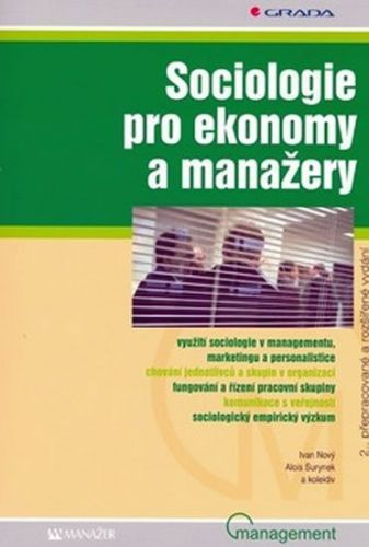 Nový,Surynek: Sociologie Pro Ekonomy A Manažery, 2.Vydání