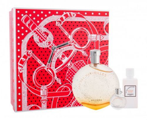 Hermes Eau Des Merveilles pro ženy EDT 50 ml + tělové mléko 40 ml + EDT 7,5 ml dárková sada