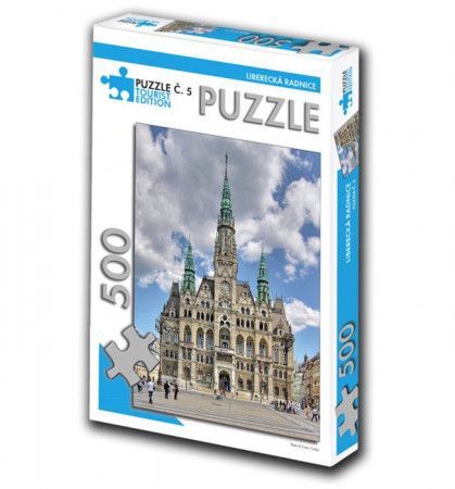 TOURIST EDITION Puzzle Liberecká radnice 500 dílků (č.5)