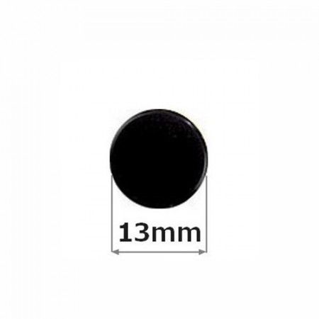 Sada magnetů průměr 13mm, černé, 10ks