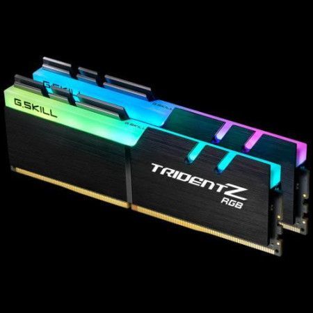 G.Skill Trident Z RGB DDR4 16GB (2x8GB) 3200MHz CL16 1.35V XMP 2.0, F4-3200C16D-16GTZR
