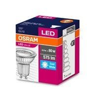 OSRAM LED VALUE PAR16 120° 230V 6,9W 840 GU10 noDIM A+ Sklo 575lm 4000K 10000h (krabička 1ks)