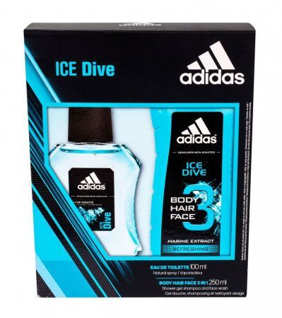 Adidas Ice Dive EDT 100 ml + sprchový gel 250 ml dárková sada