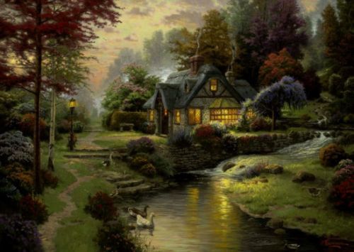 SCHMIDT Puzzle Dům v zátočině 1000 dílků