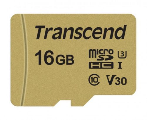 Transcend microSDHC 16GB UHS-I U3 TS16GUSD500S