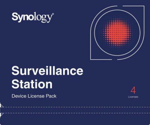 Synology Camera License Pack x 4pack - DEVICE LICENSE (X 4), DEVICE LICENSE (X 4)