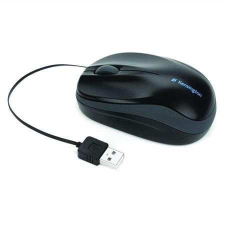 Kensington mobilní myš Pro Fit™ se svinovacím USB kabelem, K72339EU