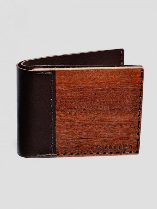 Peněženka BeWooden Red Virilia Hnědá