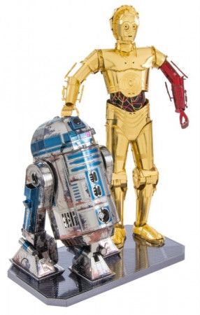 METAL EARTH 3D puzzle Star Wars: R2D2 a C-3PO (deluxe set)