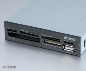 AKASA int. USB 2.0 interní čtečka karet + USB 2.0, AK-ICR-07
