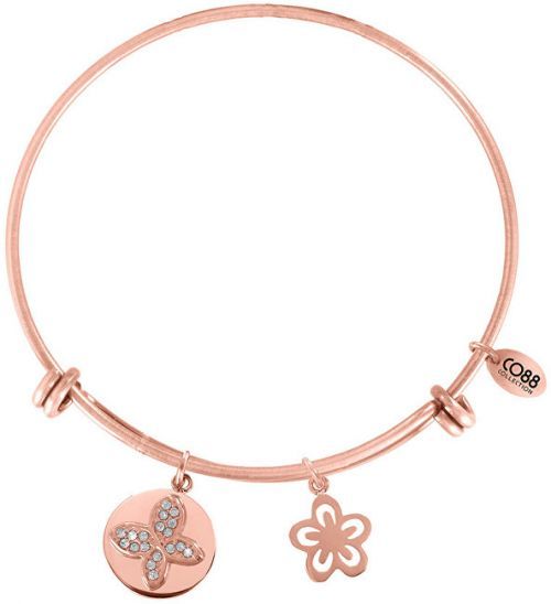 CO88 Ocelový náramek s motýlkem 860-180-010002-0000