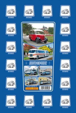 Rodinná hra Pexeso: Autobusy 1947 - 2015