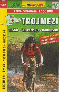 Trojmezí Česko-Slovensko-Rakousko cyklomapa 1:50 000