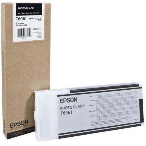 Epson C13T606100 foto černá (photo black) originální cartridge