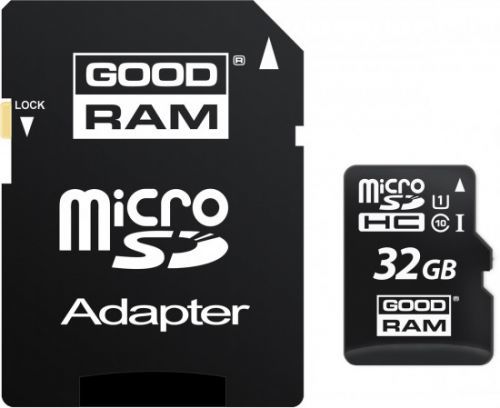 Paměťová karta microSD 32GB Class 10 UHS-I + SD adaptér