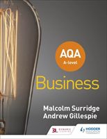 AQA A-level Business (Surridge and Gillespie) (Surridge Malcolm)(Paperback / softback)