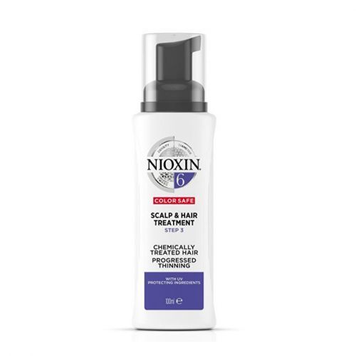Nioxin Kúra na vlasy proti padání vlasů pro výrazně řídnoucí přírodní nebo chemicky ošetřené vlasy System 6 (Scalp Treatment) 100 ml