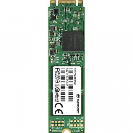 Transcend SSD MTS800 32GB M.2 SATA III 6Gb/s čtení/zápis (560/460Mb/s), TS32GMTS800S