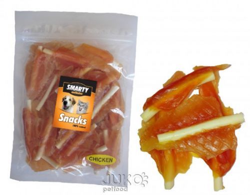 Smarty Soft Mini Chicken Jerky with Milk Stick 250g