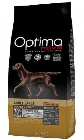 OPTIMAnova dog ADULT LARGE GF Chicken 12kg-11715