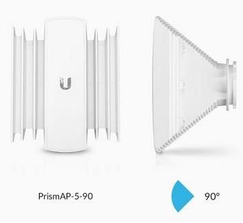 Ubiquiti PrismAP-5-90 airMAX ac Beamwidth Sector Isolation Antenna Horn 90 degr., PrismAP-5-90