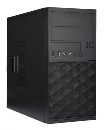 IN WIN skříň EFS052, 2x USB 3.0 + 2x USB 2.0, Mini Tower, bez zdroje, Black, EFS052.U3U2AQC