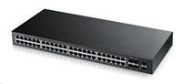 Zyxel GS1920-48v2 50-port Gigabit WebManaged Switch, 44x gigabit RJ45, 4x gigabit RJ45/SFP, 2x SFP, GS1920-48V2-EU0101F