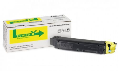 Kyocera toner TK-5140Y/ P6130cdn/M6030cdn/6530cdn/ 5000 stran/ žlutý, TK-5140Y