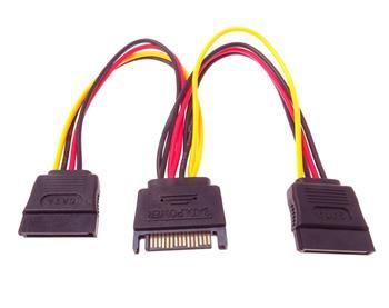 Napájecí rozdvojka k HDD SATA - 2x SATA