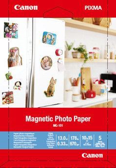Canon Magnetický Fotopapír Mg-101, 10X15 Cm, 5 Ks (3634C002)