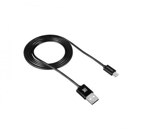 CANYON 8-pin Lightning - USB 2.0 cable, černý