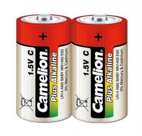 CAMELION 2ks baterie PLUS ALKALINE BABY/C/LR14 blistr baterie alkalické (cena za 2pack), 11000214