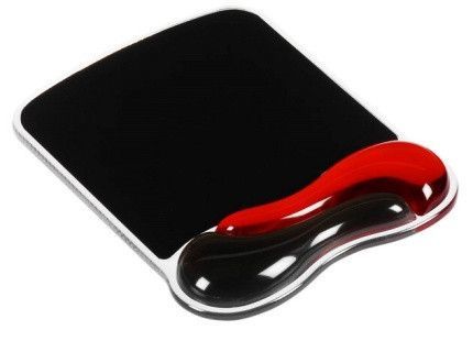 Kensington podložka pod myš Duo Gel Mouse Pad - černo-červená, 62402