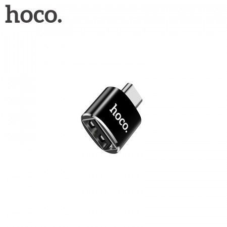 Hoco Type-C to USB Convertor (Black), HCA063
