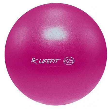 Míč OVERBALL LIFEFIT 25cm, bordó