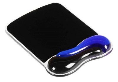 62401 - Podložka pod myš Duo Gel Mouse Wrist Rest Wave, černo-modrá, 62401