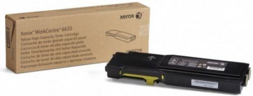 Xerox toner pro WorkCentre 6655 high capacity Yellow cartridge (7500str, yellow), 106R02754