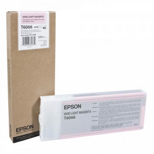 Epson C13T606600 světle purpurová (light vivid magenta) originální cartridge
