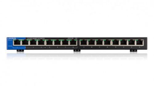 Linksys SMB switch LGS116P 16-port Gigabit s POE, LGS116P-EU