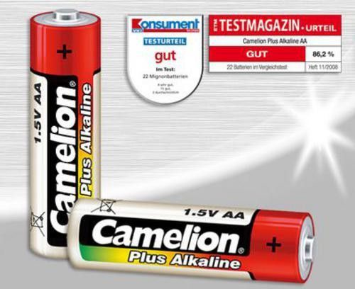 CAMELION 2pack PLUS ALKALINE AA/LR6 baterie alkalické (cena za 2pack), 11000206