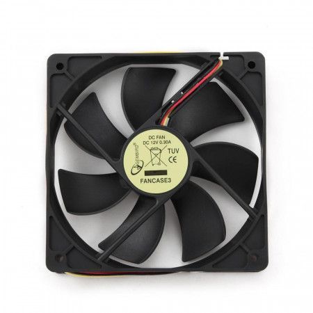 Gembird ventilátor pro PC, 120x120mm, 3-pin, FANCASE3