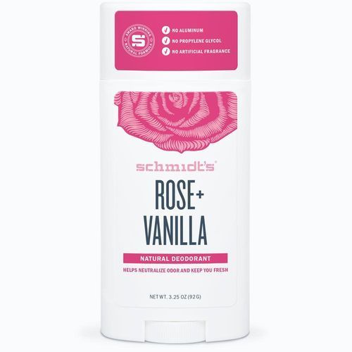 Schmidt's Tuhý deodorant růže + vanilka (Signature Rose + Vanila Deo Stick) 90 g