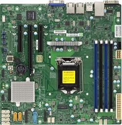 SUPERMICRO MB 1xLGA1151, iC232,DDR4,6xSATA3,PCIe 3.0 (1 x8, 1 x8 (in x16), 1 x4 (in x8)), IPMI, MBD-X11SSL-F-O
