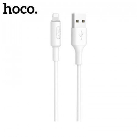 Hoco Soarer Charging Data Cable - Lightning (White)