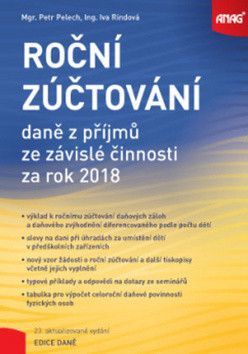 Roční zúčtování daně z příjmů ze závislé činnosti za rok 2018 - Pelech Petr, Rindová Iva