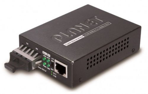 Planet GT-802S opto konvertor 10/100/1000Base-T - 1000Base-LX, SC, singlemode 10km, GT-802S