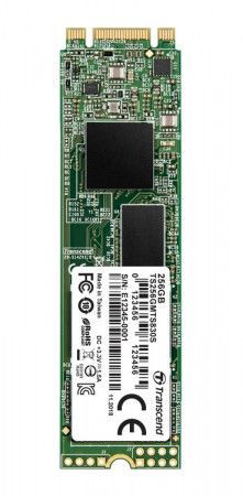 TRANSCEND MTS830S 256GB SSD disk M.2, 2280 SATA III 6Gb/s (3D TLC), 560MB/s R, 510MB/s W, TS256GMTS830S