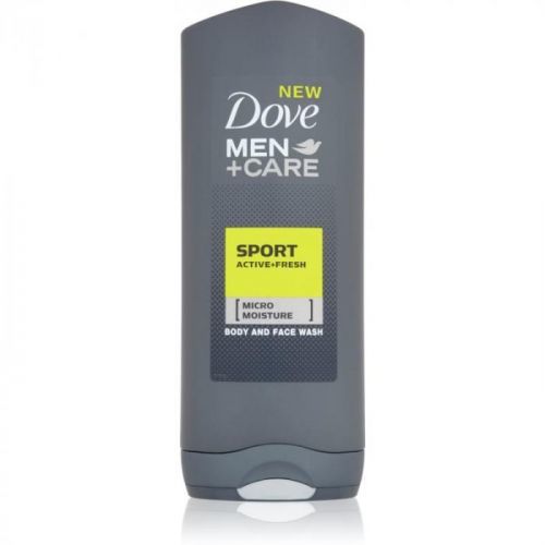 Dove Men+Care Active + Fresh sprchový gel na tělo a obličej
