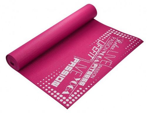 Gymnastická podložka LIFEFIT SLIMFIT, 173x61x0,4cm, světle růžová
